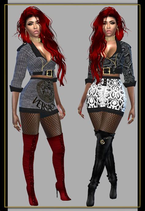 Jacket And Short Skirt The Sims 4 Catalog