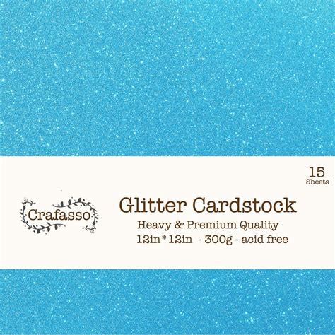 Light Blue Glitter Cardstock Light Blue Glitter Cardstock Heavy