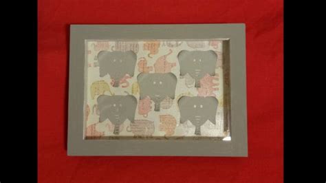 Handmade Custom 3D Elephant Shadow Box 5x7 | Shadow box, Elephant baby