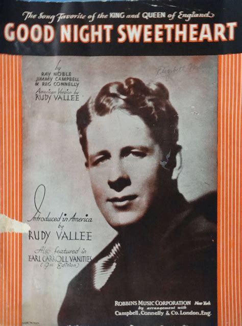 Good Night Sweetheart Vintage Sheet Music By Ray Noble Jimmy Etsy