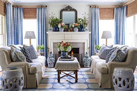 Blue And White Is Always Right Blue And White Living Room Living