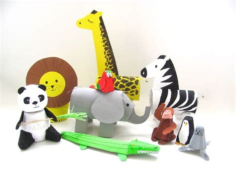 Animals Made From Egg Cartons And Toilet Paper Rolls From Make Your