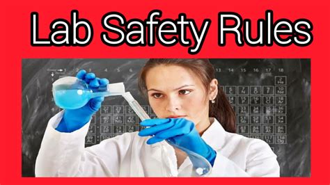 Lab Safety Rules Bzu Science