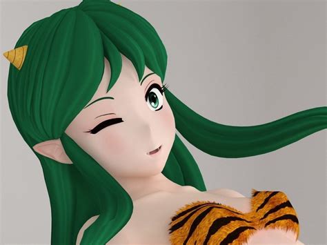Lum Anime Girl Pose 03 3d Model Cgtrader