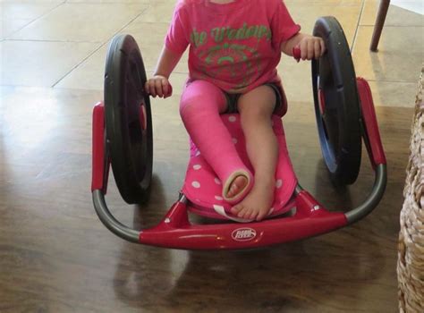 Toddler Have A Broken Leg Get The Radio Flyer Cyclone Its Like A Fun