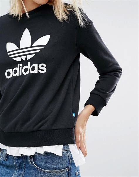 Free shipping and free returns on eligible items. Image 3 - Adidas Originals - Sweat avec logo trèfle ...