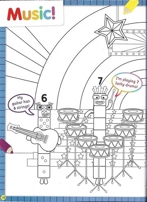 Numberblocks Special 2 Of Cbeebies Magazine Page 9 Cool Coloring