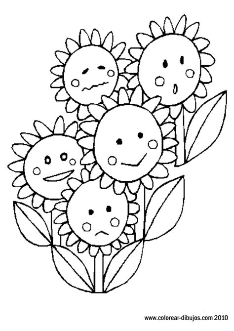 Dibujos Para Colorear Maestra De Infantil Y Primaria Flores Para