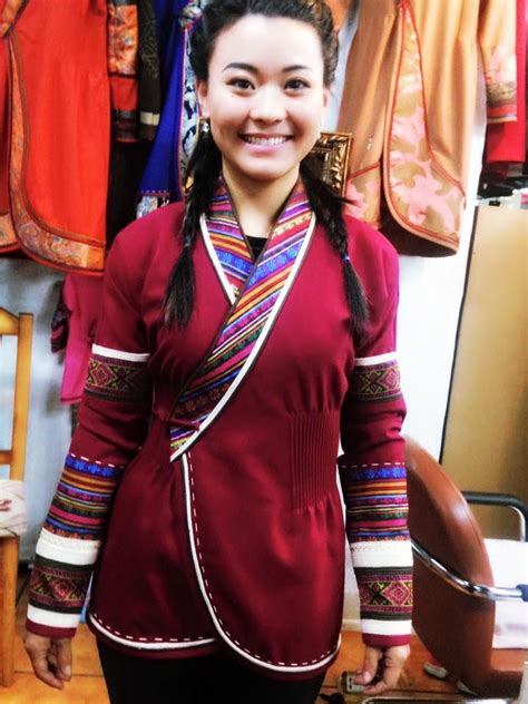 Mongolian Clothing Deel Jacket Belt Boots Folk