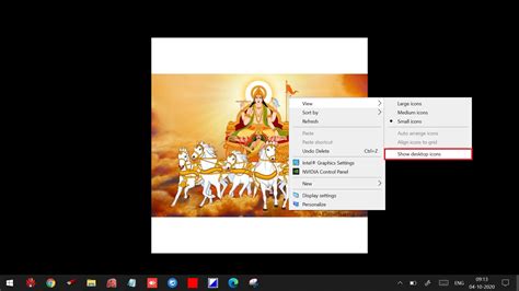 How To Show Hide Or Resize Desktop Icons In Windows 10 Gear Up