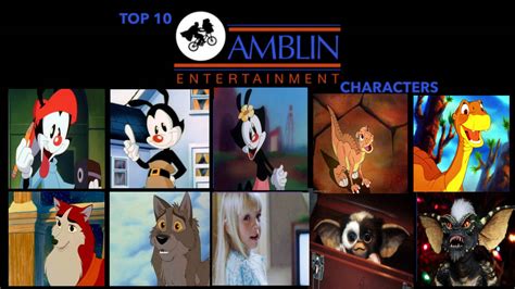 Top 10 Amblin Entertainment Characters By Eddsworldfangirl97 On Deviantart