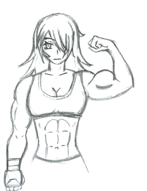 Roxy Muscle Girl By Nyappu On Deviantart