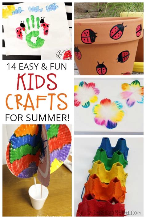 14 Easy Crafts For Kids To Fill The End Of Summer And Kiss