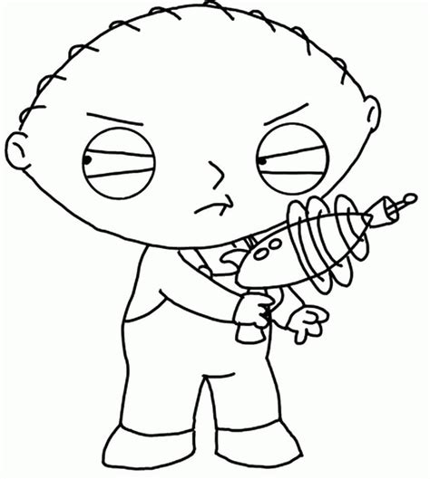 Gangster Stewie Griffin Coloring Pages Coloring Pages
