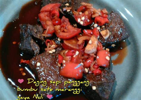 Resep ayam panggang bumbu resep steak daging sapi rumahan teflon, tantangan masterchef indonesia. Resep Daging Sapi Panggang Bumbu Sate Maranggi Gaya Ndi oleh Ndi - Cookpad