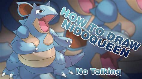 drawing nidoqueen pokemon drawing process entry 031 how to draw pokemon photoshop