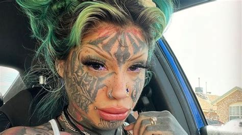 Woman With Face And Body Covered In Tattoos Accused Of Worshipping The