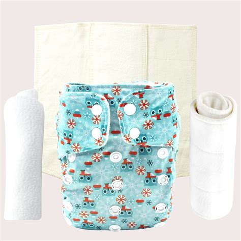 Reusable Organic Waterproof Cloth Diaper Day And Night Pack With Bamboo