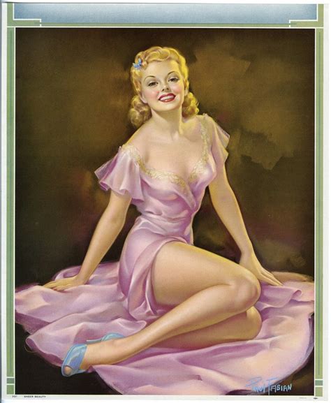Vintage Pearl Frush 1940s Art Deco Pin Up Poster Leggy Blonde Etsy