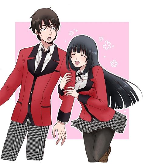 Ryota Suzui And Yumeko Jabami Kakegurui Anime Casais Românticos De