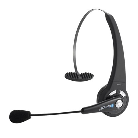 Bluetooth Wireless Trucker Over The Head Mic Headset Cozy For Long