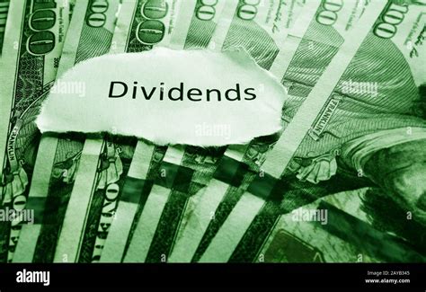 Dividends Hi Res Stock Photography And Images Alamy