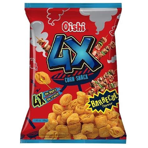 Oishi 4x Corn Snack Bbq 85g Lazada Ph