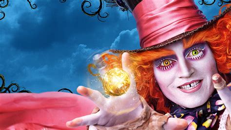 Hd Wallpaper Johnny Depp Mad Hatter Alice Through The Looking Glass Smiling Wallpaper Flare