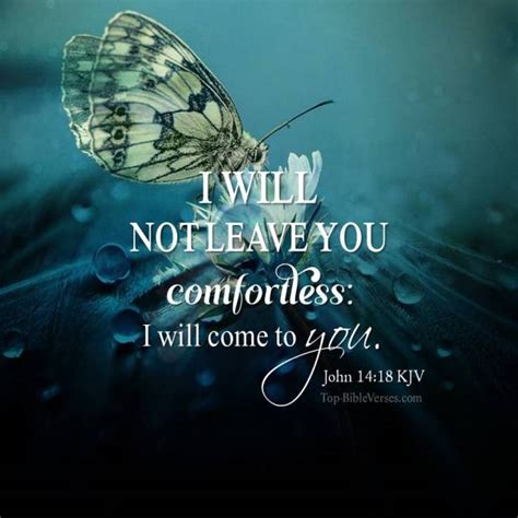 John 1418 Bible Quotes Dp I Will Not Leave You Comfortless