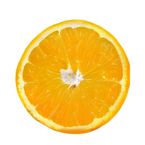 Half Cut Orange Orange Slice Healthy Food Clipping Path 9588780 Png