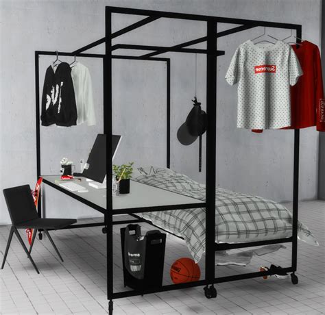 Hybrid Bed Desk Frame Set• 20 Objects • Download • Thank The77sim3 For