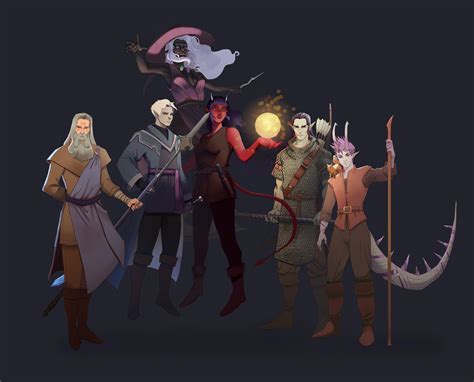 Oc Dnd Group Commission Rcharacterdrawing
