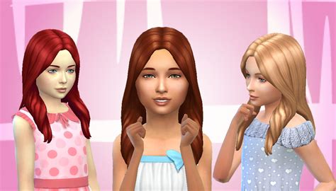 My Sims 4 Blog Oblivion Hair For Girls By Kiara24