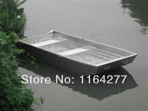 14 Feet Flat Bottom Aluminum Boat Work Boat In Rowing Boats From Sports