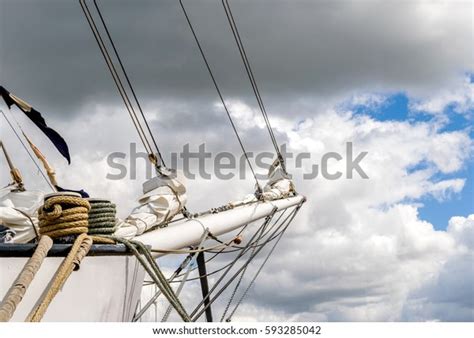 Bowsprit Rope Coiled Sailing Ship Stock Photo 593285042 Shutterstock