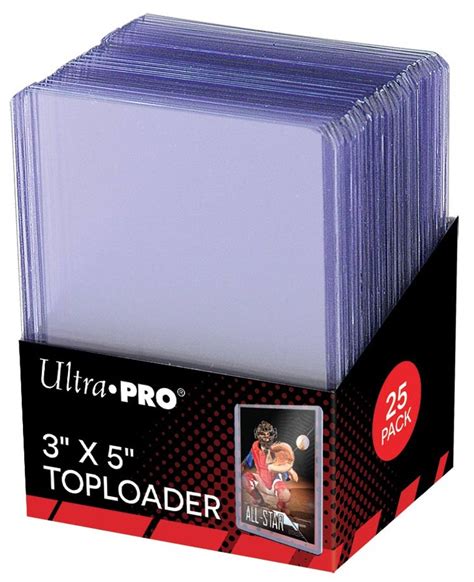 Ultra Pro Card Supplies Toploader Series 3 X 5 Toploader Card Holders