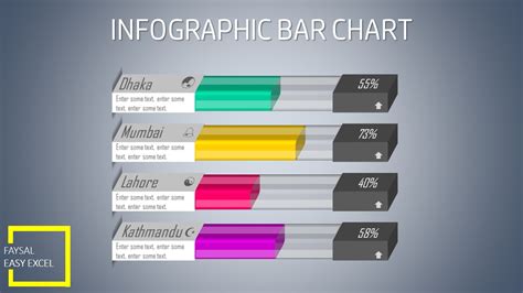 How To Create Infographic 3d Stacked Bar Chart In Excel 2016 Youtube
