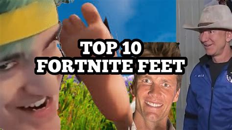 Top Fortnite Feet Youtube