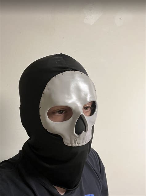 Stl File Call Of Duty Modern Warfare 2 Ghost Mask・3d Print Object To