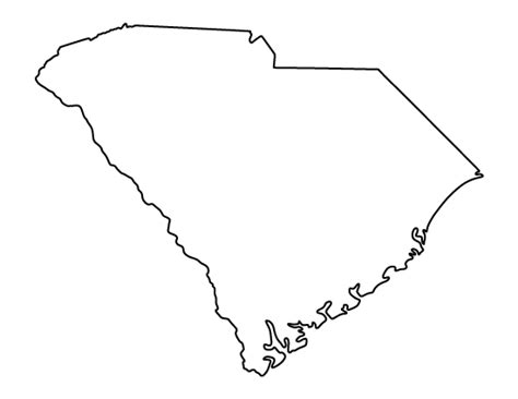 North And South Carolina Map Outline Map Quiz