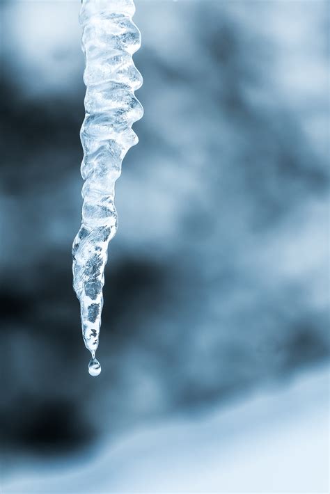 Kostenlose Foto Wasser Schnee Winter Eis Blau Nahansicht