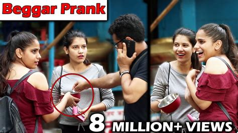 Beggar With A Twist Prank Part 2 Pranks In India 2018 Unglibaaz Youtube