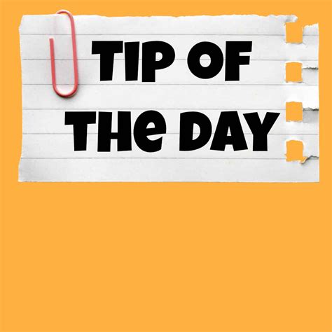 Tip Of The Day Images Over The Years Tip Of The Day Project Regulars