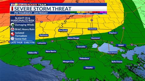 Weather Alert: Severe storms possible with a cold front Thursday night