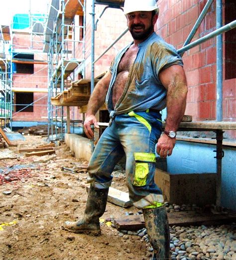 Construction Worker Beard Google Search Muscle Bear Men Fantasy