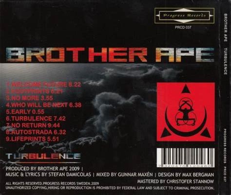 Brother Ape Turbulence 2009