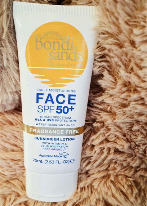 Bondi Sands Daily Moisturising Face Spf 50 Sunscreen Lotion Fragrance Free Full Ingredients