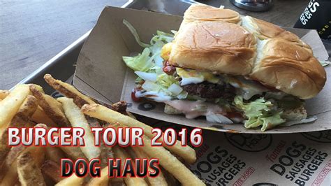 Burger Tour 2016 Dog Haus Cheeseburger Review Youtube