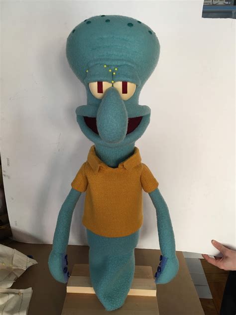Squidward — Jamie Bressler Custom Puppets