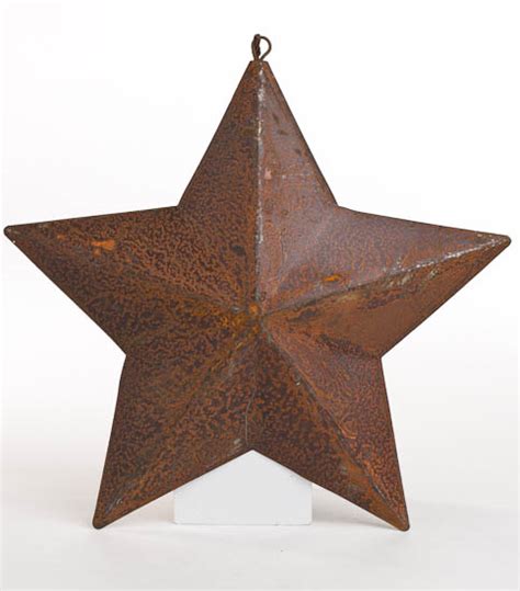 Metal accents are also opportunities to celebrate. Primitive Dimensional Barn Star Ornament - Wall Decor ...